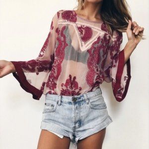 MINKPINK mesh top